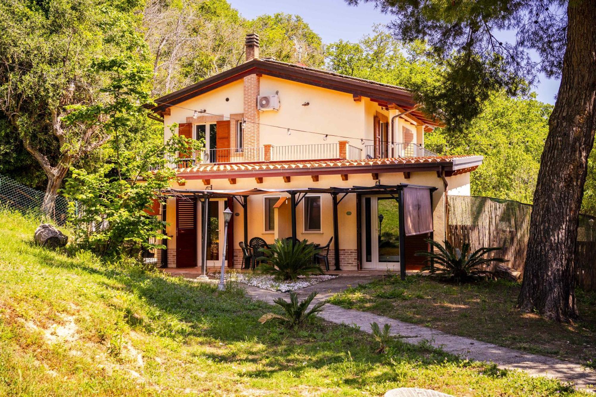 Casa Jo - Country Home With Sea View And 3 Private Ensuite Rooms Lapedona Exterior foto
