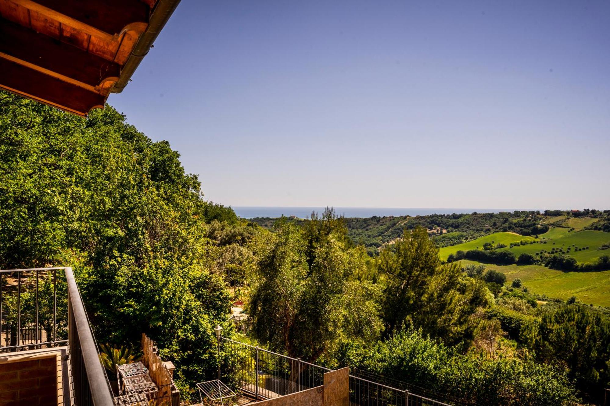 Casa Jo - Country Home With Sea View And 3 Private Ensuite Rooms Lapedona Exterior foto