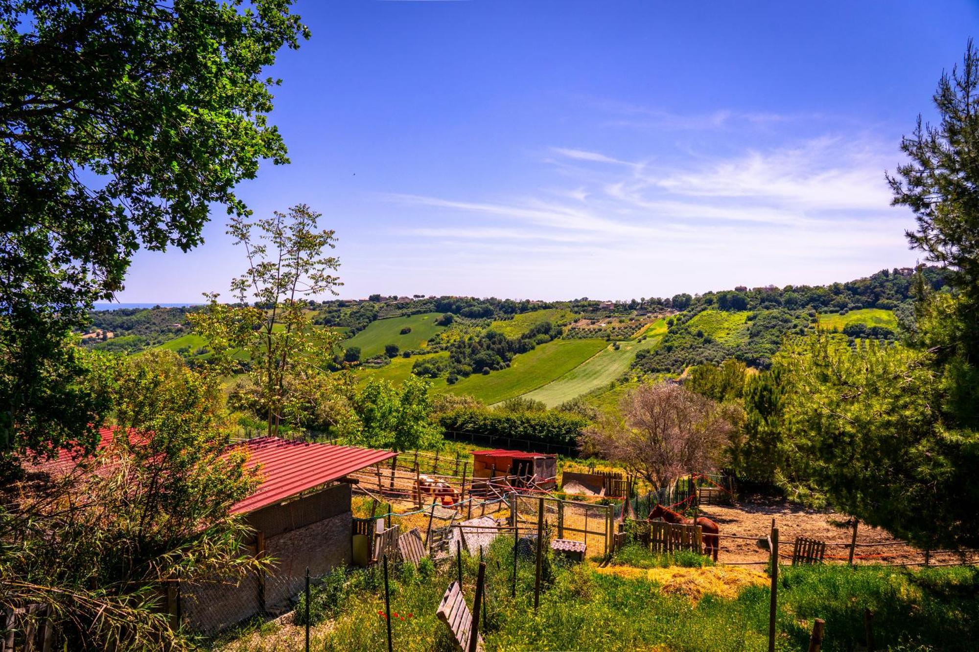 Casa Jo - Country Home With Sea View And 3 Private Ensuite Rooms Lapedona Exterior foto