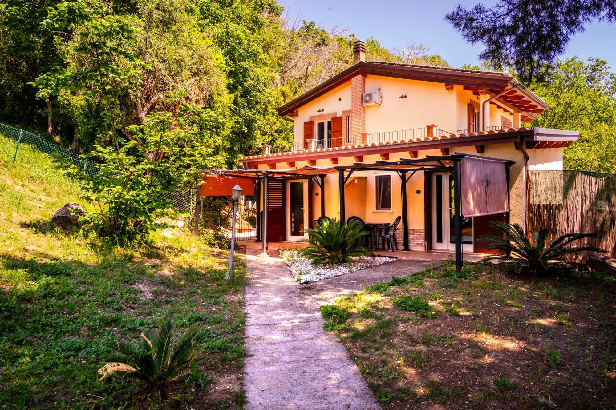 Casa Jo - Country Home With Sea View And 3 Private Ensuite Rooms Lapedona Exterior foto